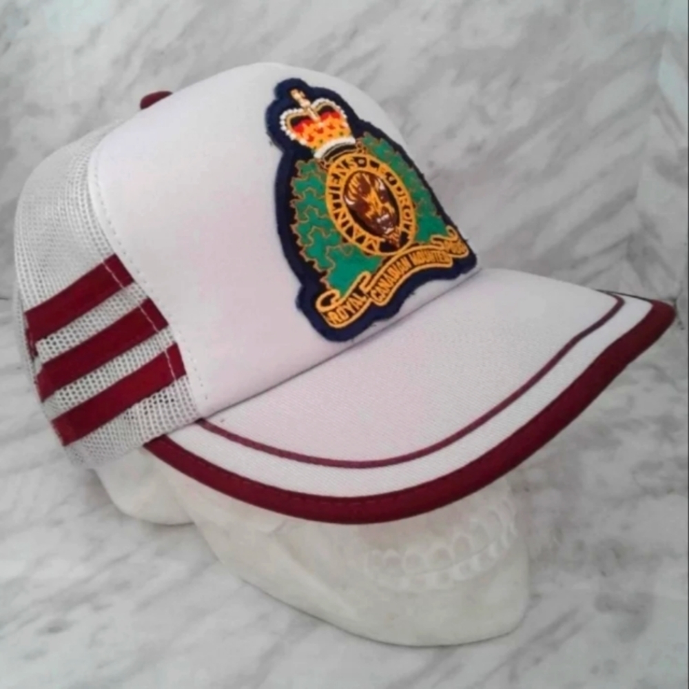 Royal Canadian Mounted Police RCMP Vintage Snapback Mesh Trucker Hat Cap Canada